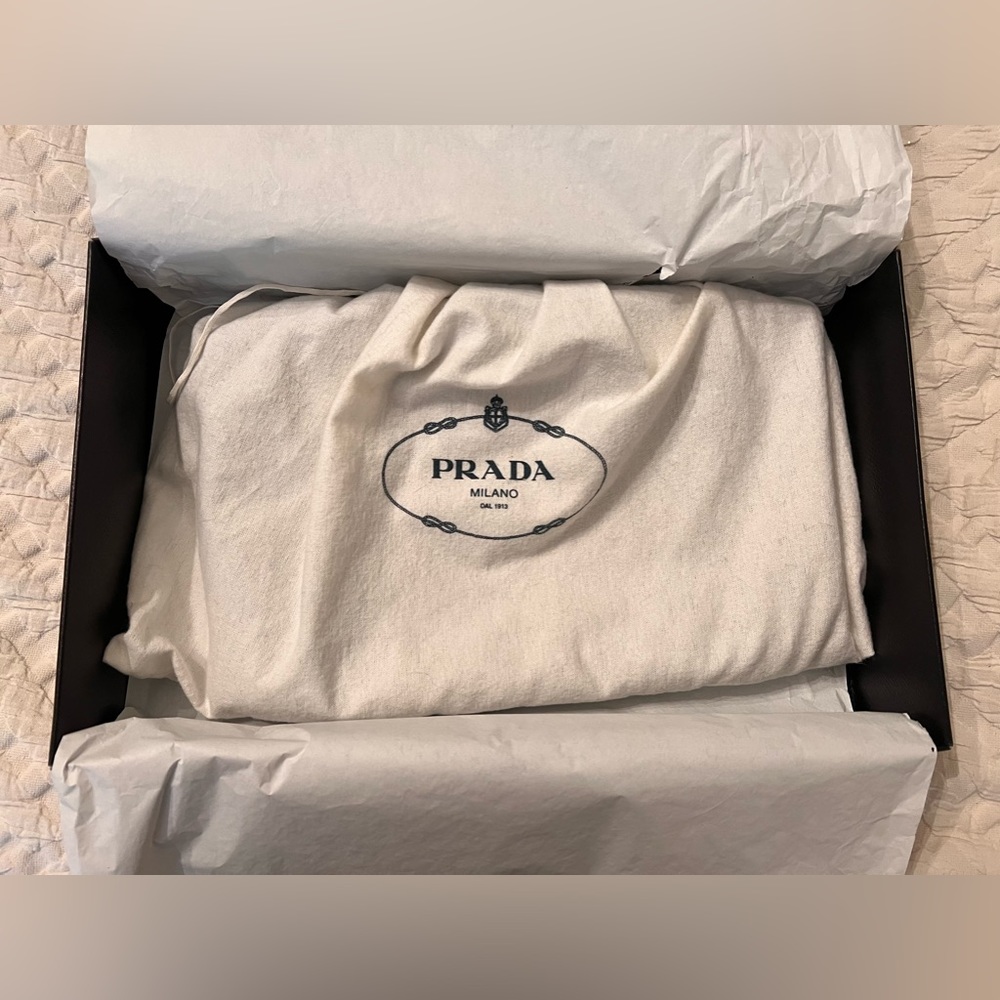 Prada Black nappa leather clutch bag * authentic - Picture 7 of 10